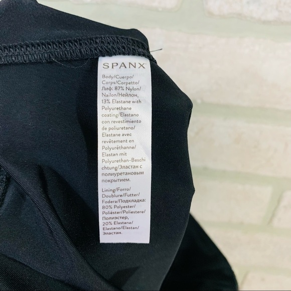SPANX Black Faux Leather Leggings Size M - Picture 11 of 11